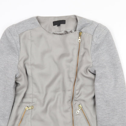 Snob Womens Green Jacket Size 8 Zip