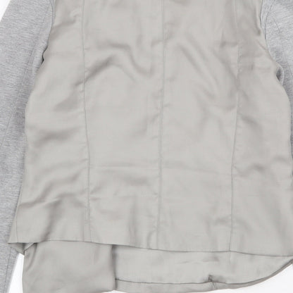 Snob Womens Green Jacket Size 8 Zip