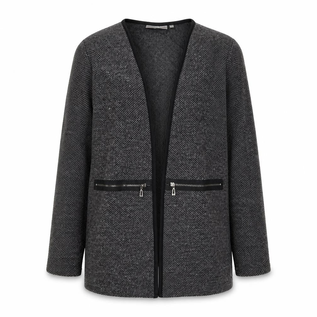 Womens UK Size M Fransa Grey Jacket