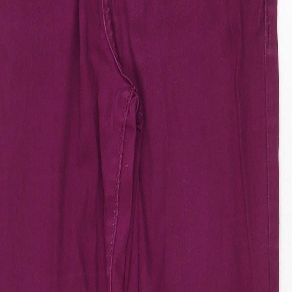 Womens UK Size 8 Marks and Spencer Regular Fit Skinny Purple Jeans