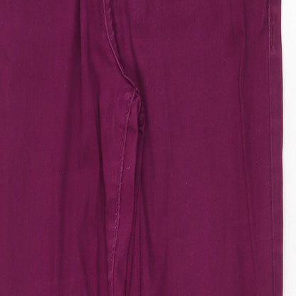 Womens UK Size 8 Marks and Spencer Regular Fit Skinny Purple Jeans