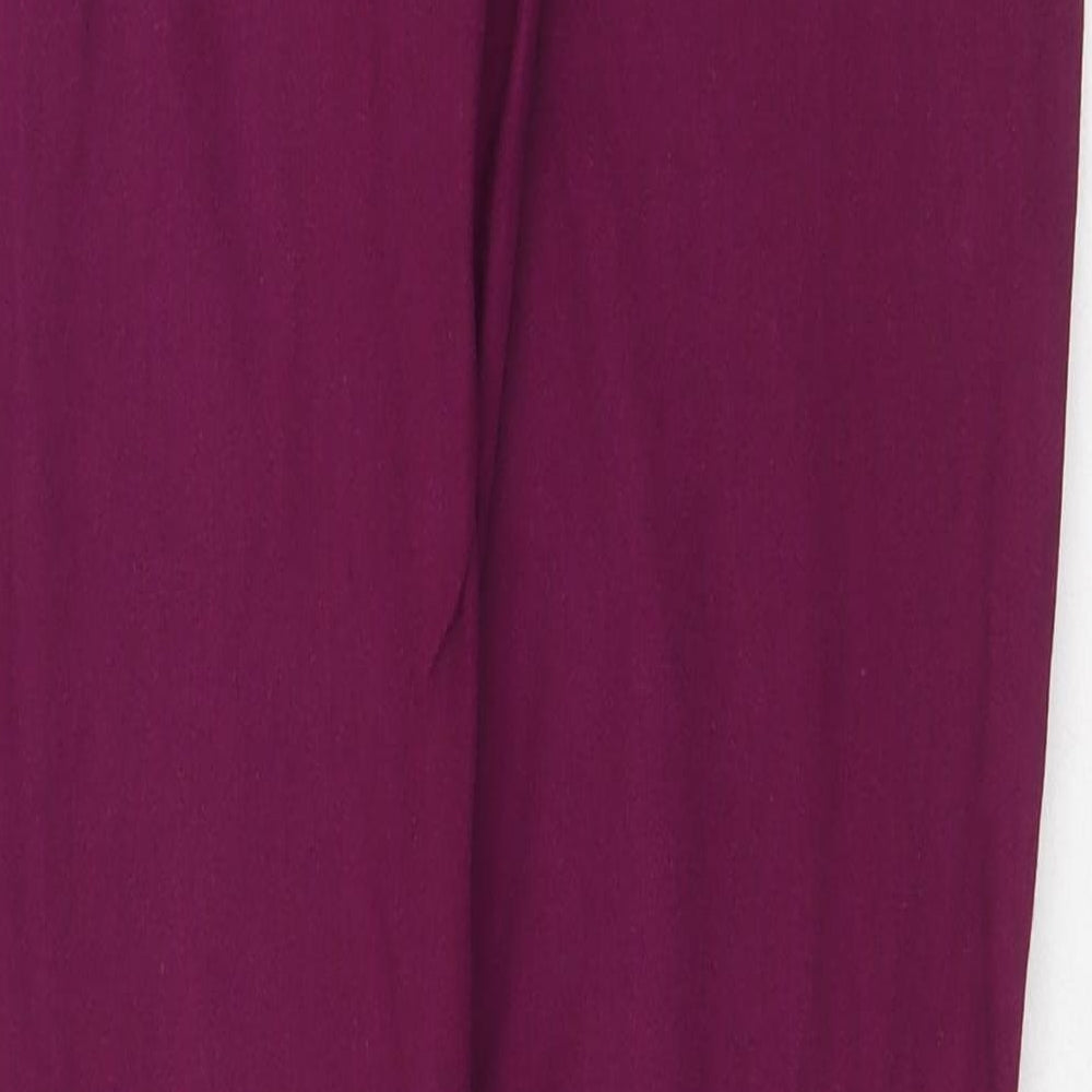 Womens UK Size 8 Marks and Spencer Regular Fit Skinny Purple Jeans
