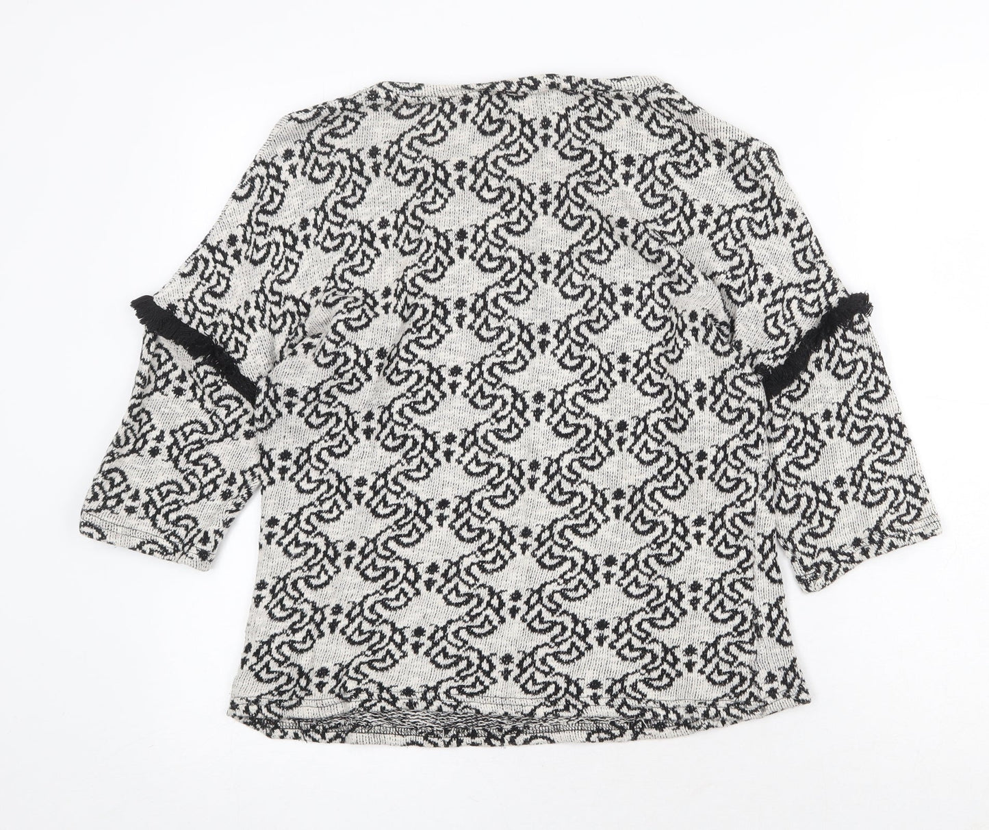 Womens UK Size M TALLY WEiJL Grey Pullover Jumper