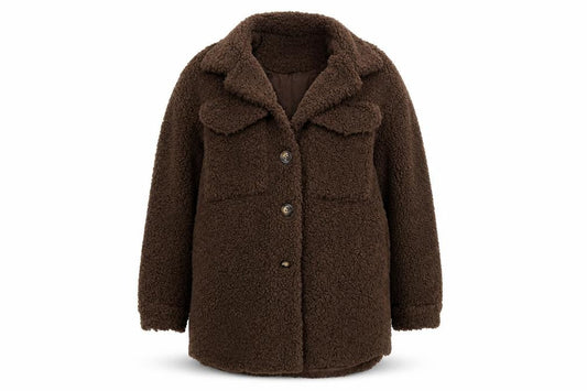 Womens UK Size 8 PRETTYLITTLETHING Brown Jacket