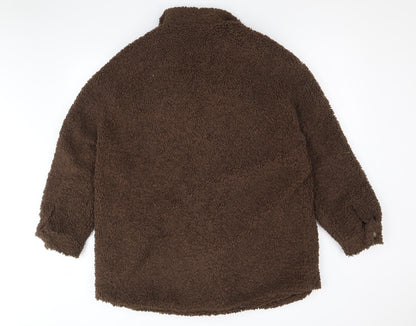 Womens UK Size 8 PRETTYLITTLETHING Brown Jacket