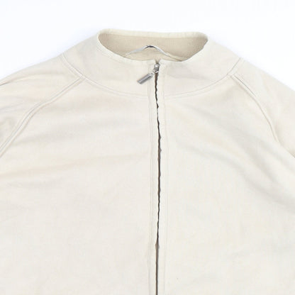 Preworn Womens Beige Jacket Size 12 Zip