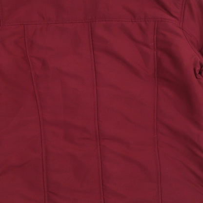 First Avenue Womens Red Jacket Coat Size 12 Zip