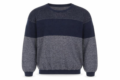 Mens UK Size L Easy Blue Pullover Jumper