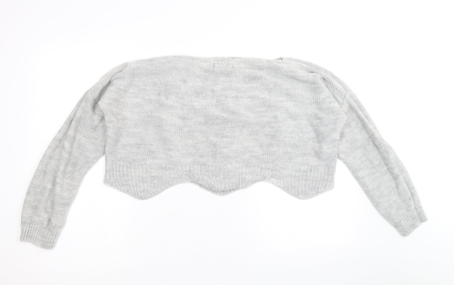 Womens UK Size M Cameo Rose Grey Pullover Jumper