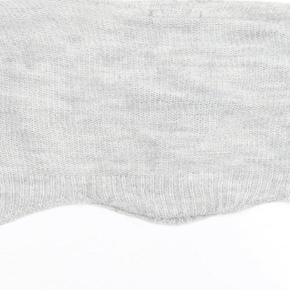 Womens UK Size M Cameo Rose Grey Pullover Jumper