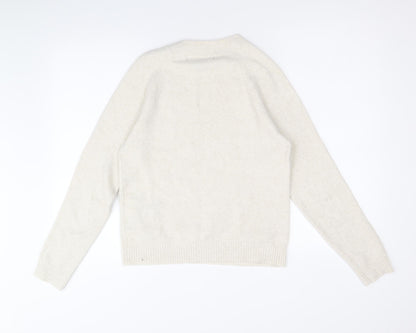 Womens UK Size S Vera Moda Beige Pullover Jumper