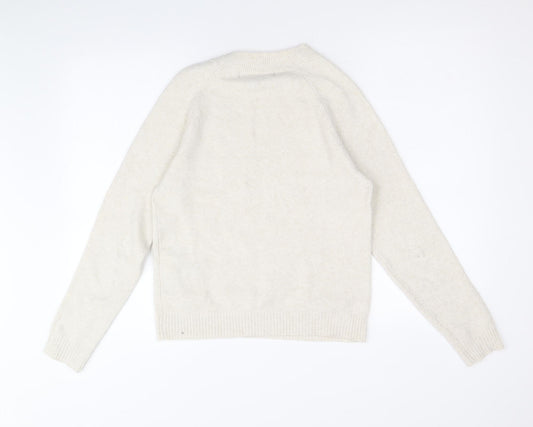 Womens UK Size S Vera Moda Beige Pullover Jumper