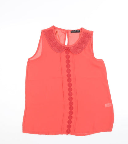 Womens UK Size 10 Select Pink Basic Blouse