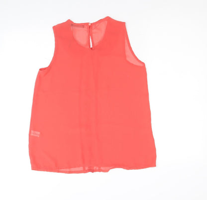 Womens UK Size 10 Select Pink Basic Blouse