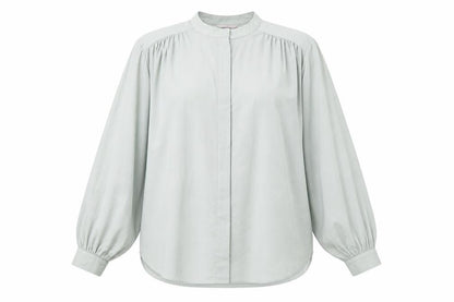 Womens UK Size XL H&M Green Basic Button-Up