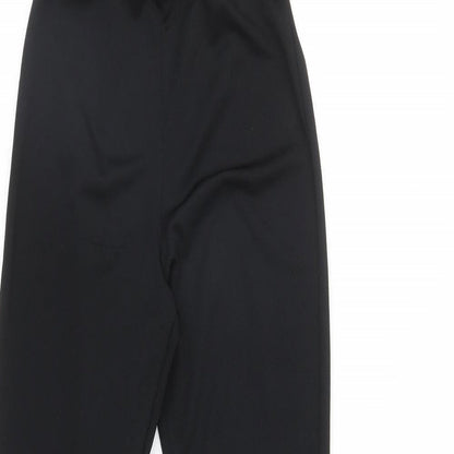 PRETTYLITTLETHING Womens Black Polyester Dungaree One-Piece Size 8 Pullover