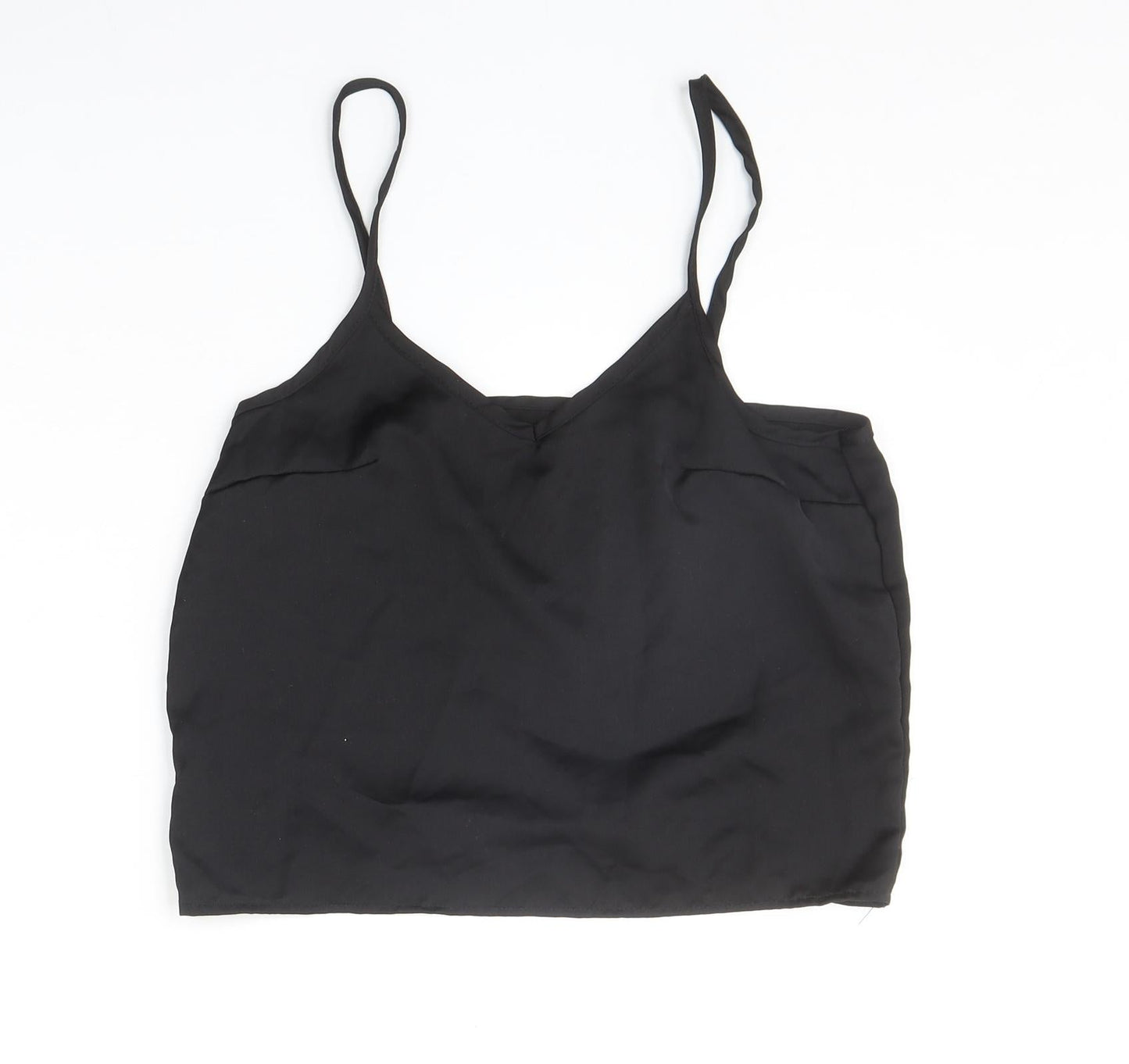 Womens UK Size 6 Missguided Black Basic Tank