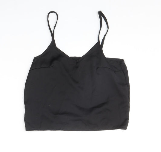 Womens UK Size 6 Missguided Black Basic Tank