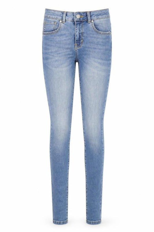 Womens UK Size XS Never Denim Regular Fit Skinny Blue Jeans