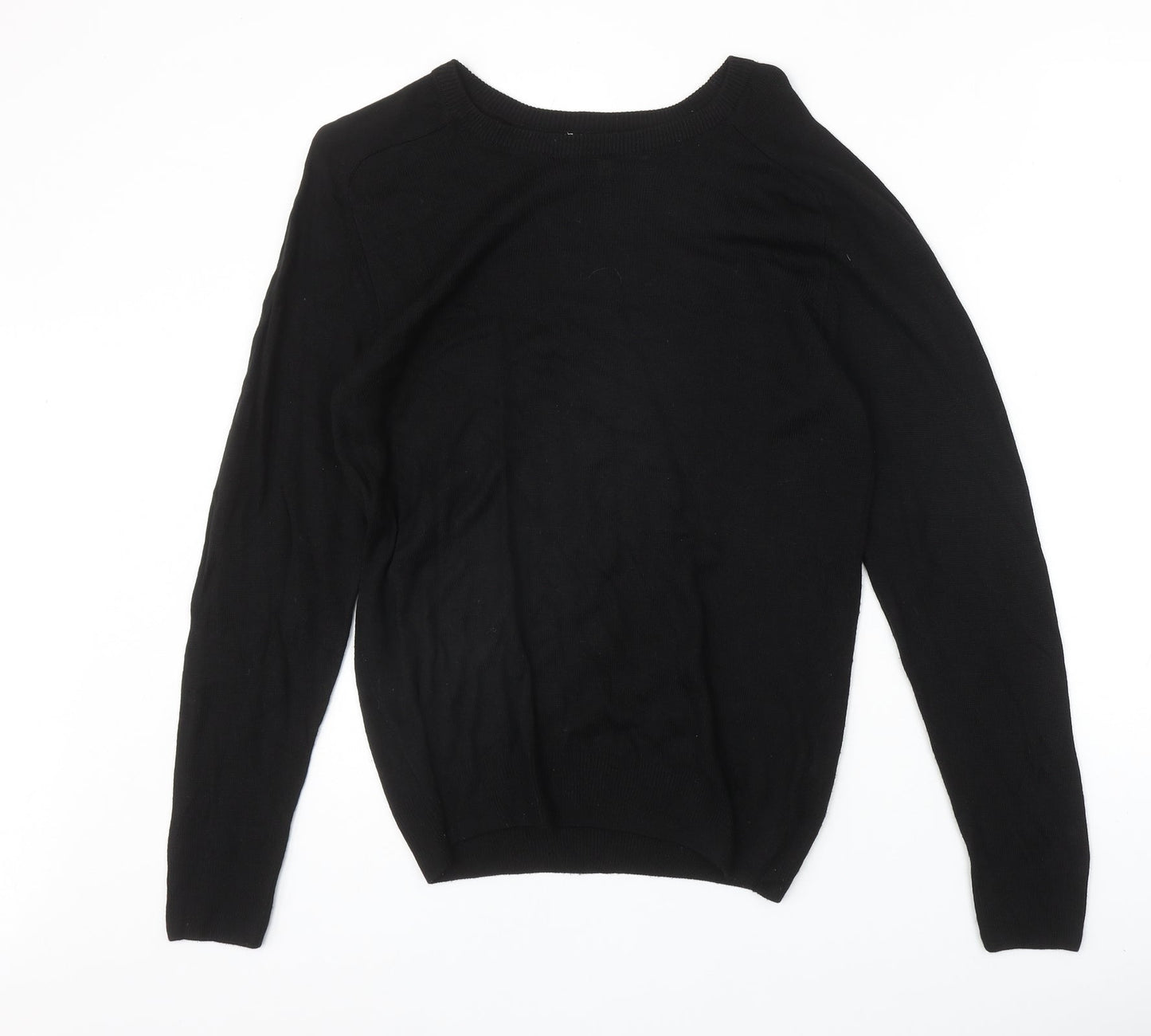 Womens UK Size XS River Island Black Pullover Jumper