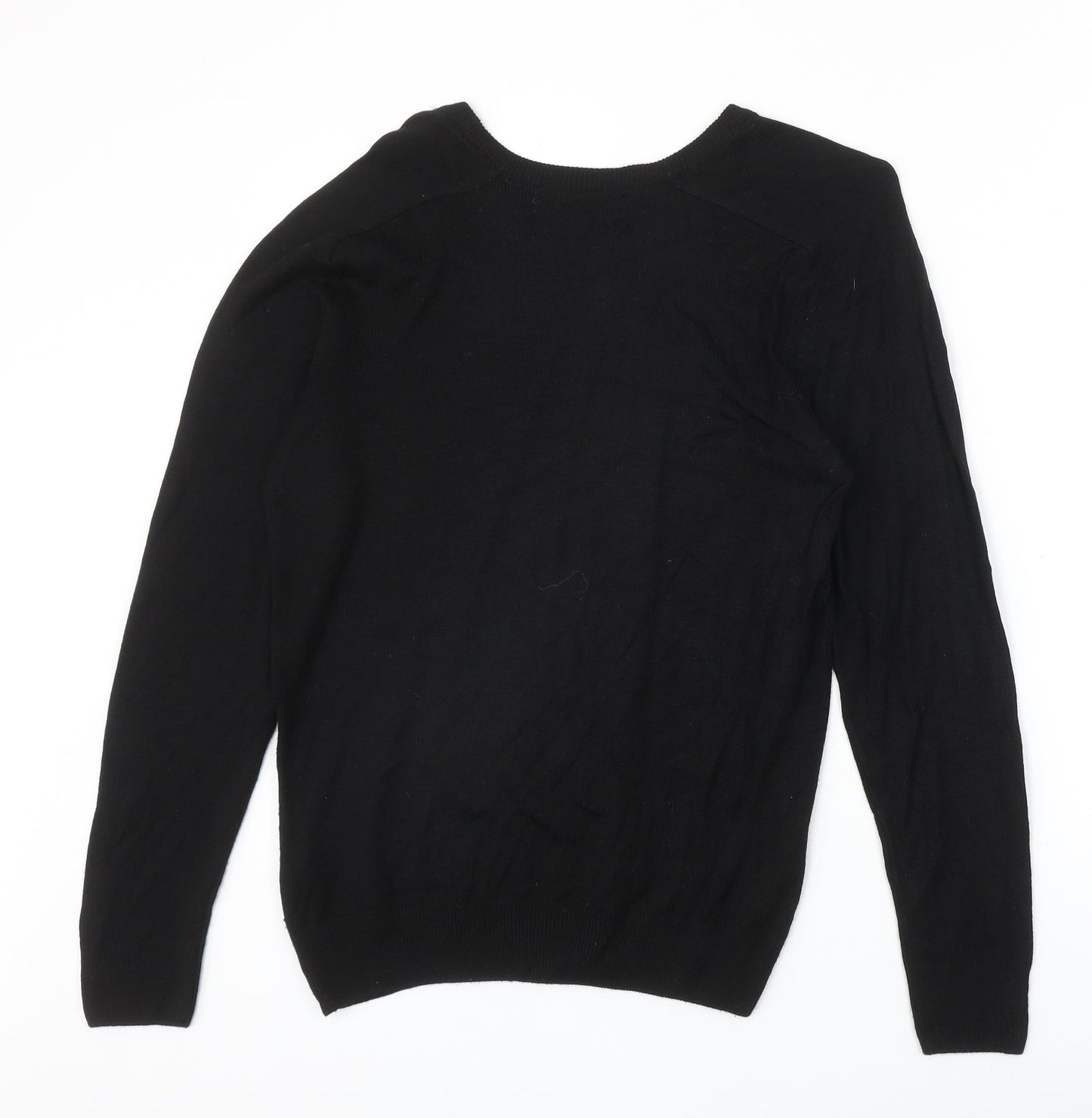 Womens UK Size XS River Island Black Pullover Jumper