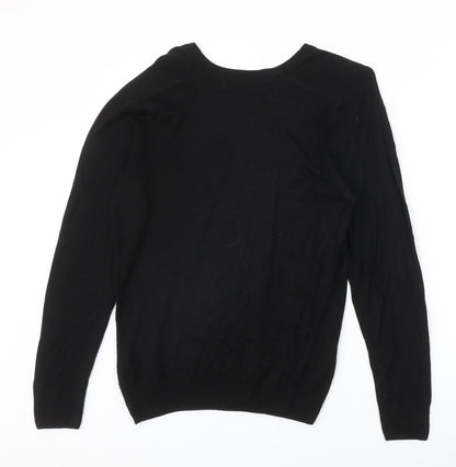 Womens UK Size XS River Island Black Pullover Jumper