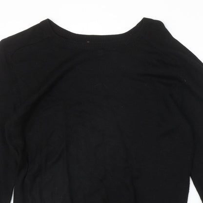 Womens UK Size XS River Island Black Pullover Jumper