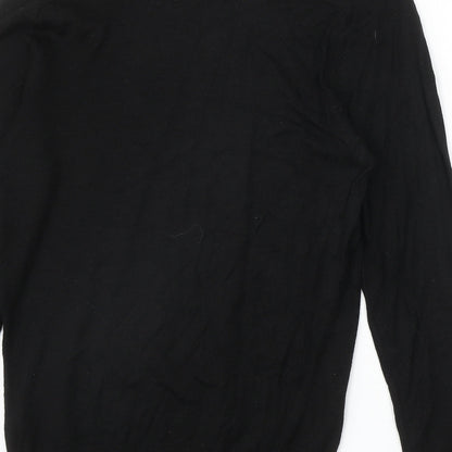 Womens UK Size XS River Island Black Pullover Jumper