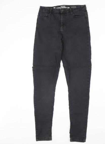 Womens UK Size 38 in Preworn Slim Fit Skinny Black Jeans