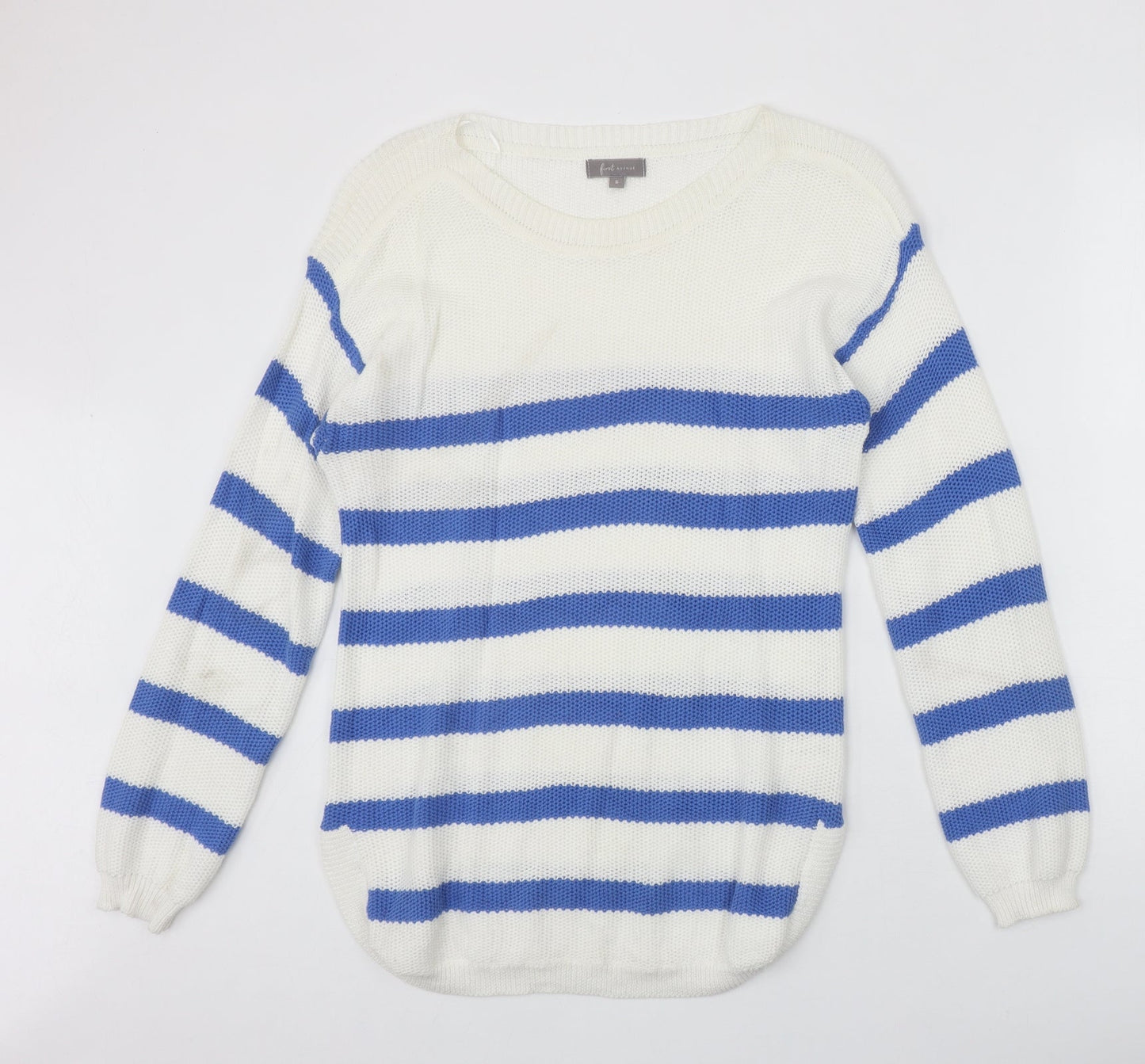 Womens UK Size S First Avenue Ivory Pullover Jumper