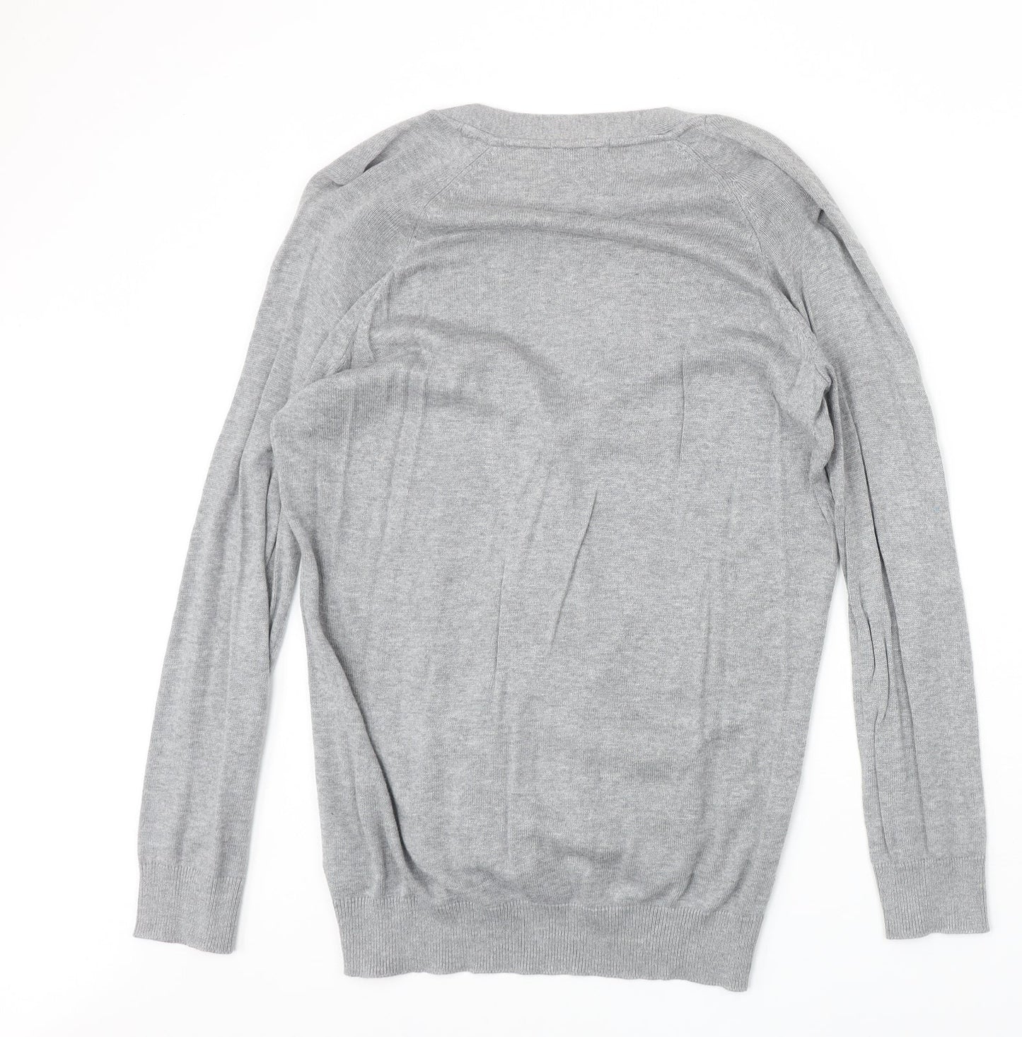 Womens UK Size S H&M Grey Cardigan Jumper