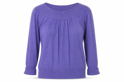 Womens UK Size 10 Marks and Spencer Purple Pullover Jumper