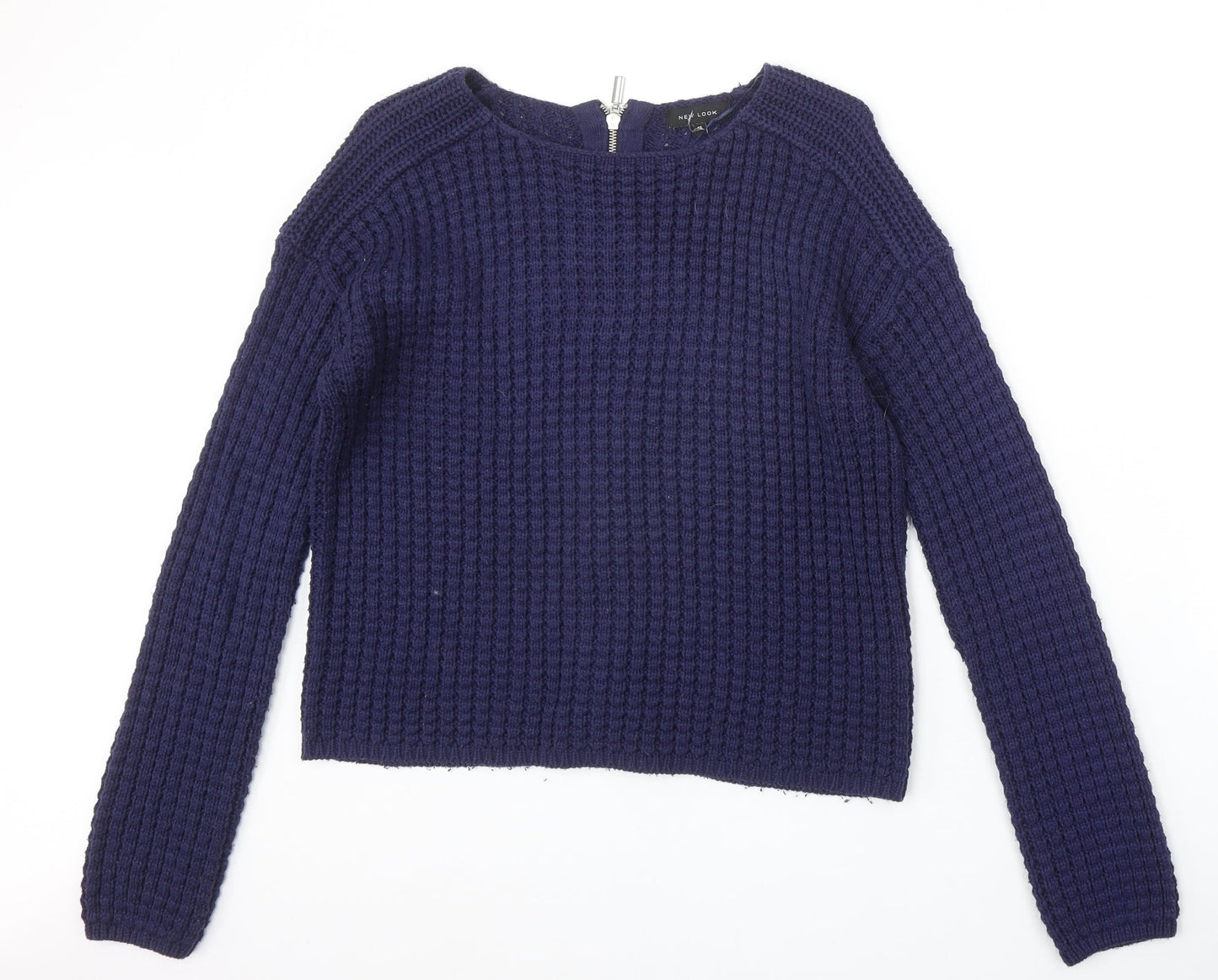Womens UK Size 12 New Look Blue Pullover Jumper