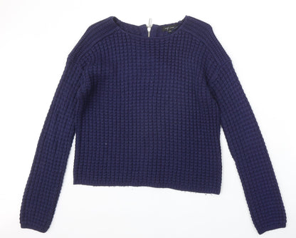 Womens UK Size 12 New Look Blue Pullover Jumper