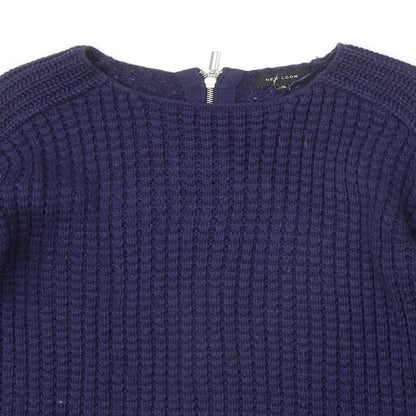 Womens UK Size 12 New Look Blue Pullover Jumper