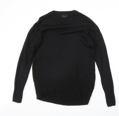 Womens UK Size S New Look Black Pullover Jumper
