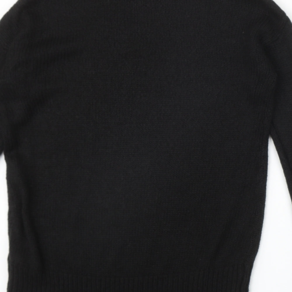 Womens UK Size S New Look Black Pullover Jumper