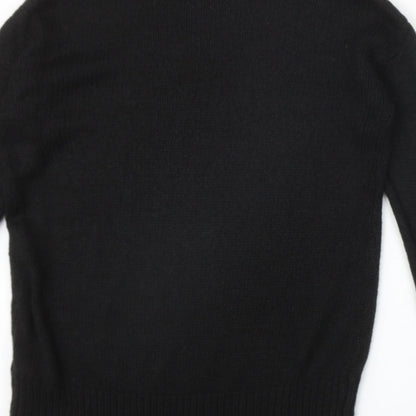 Womens UK Size S New Look Black Pullover Jumper