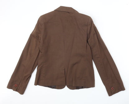 Womens UK Size 14 Preworn Regular Brown Suit Jacket