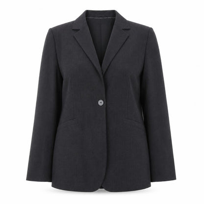 Marks and Spencer Womens Grey Polyester Jacket Blazer Size 14