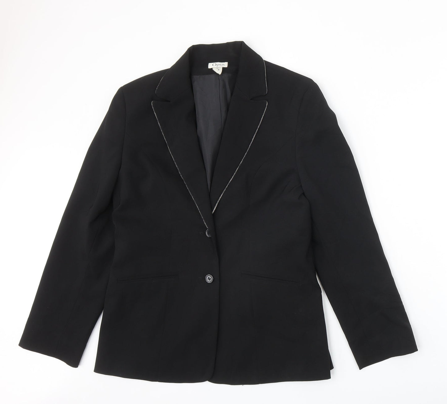 Womens UK Size 14 OPUS Regular Black Blazer