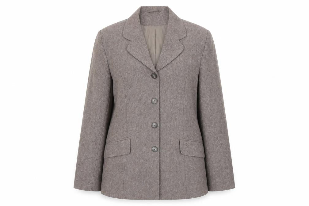 Womens UK Size 16 Essentials Regular Beige Suit Jacket