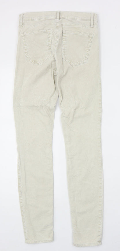 Gap Womens Beige Cotton Skinny Jeans Size 26 in Regular Zip