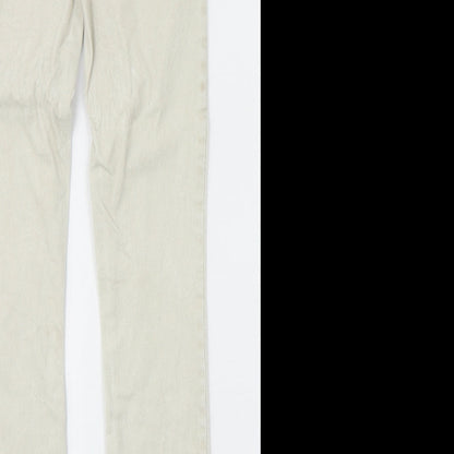 Gap Womens Beige Cotton Skinny Jeans Size 26 in Regular Zip
