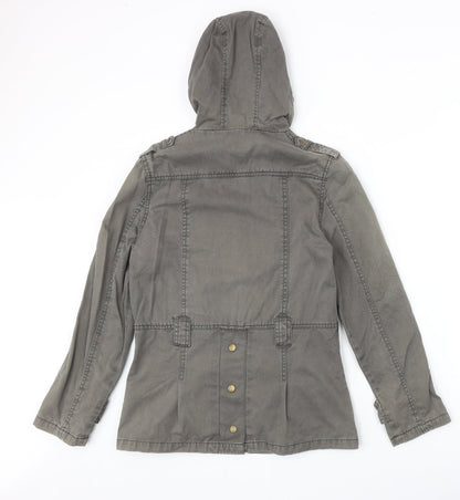 Femiculine Womens Grey Jacket Size M Zip