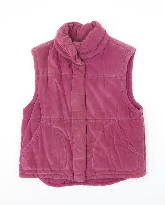 Mod-o-Doc Womens Pink Gilet Jacket Size S Zip