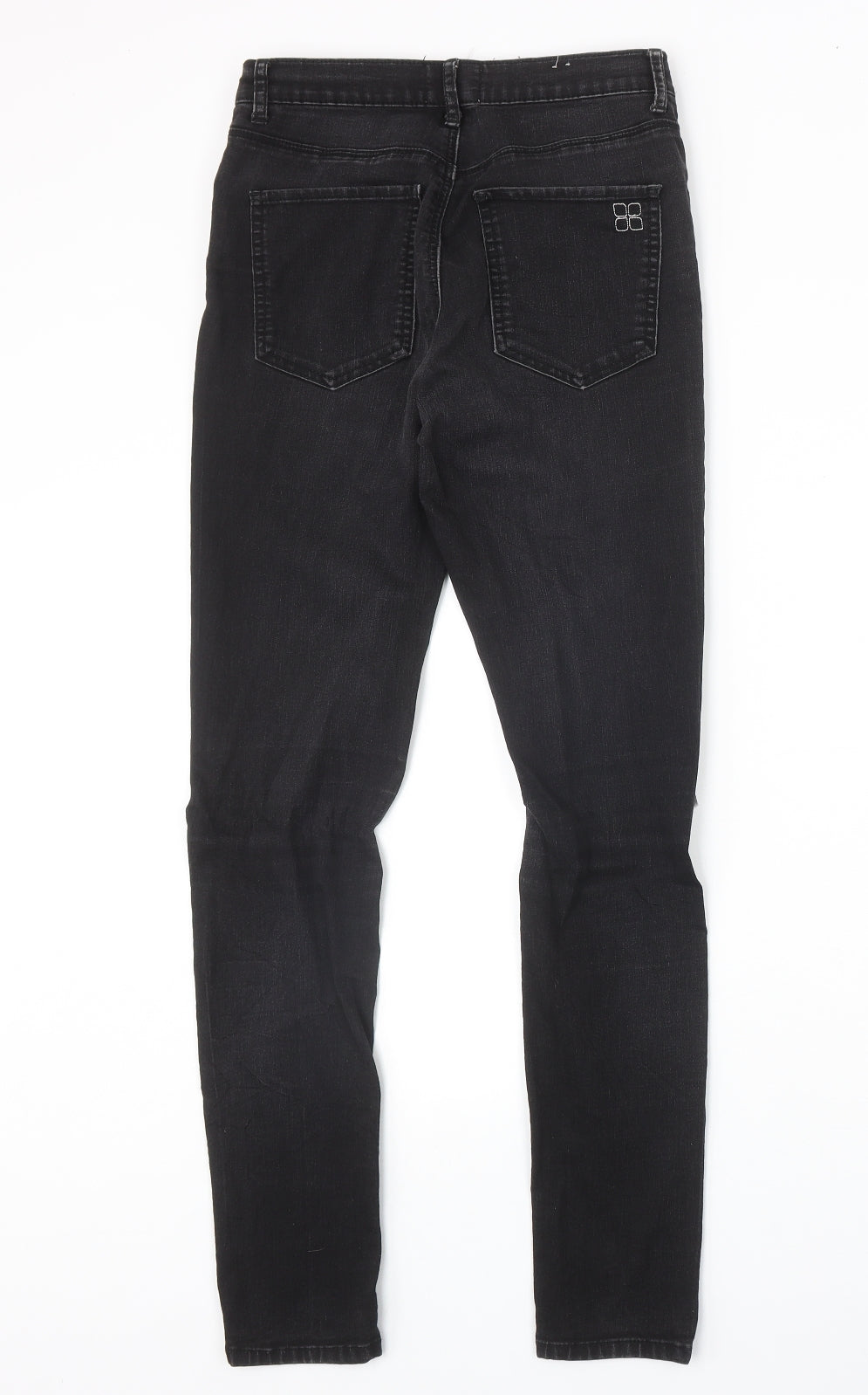 Insight Womens Black Cotton Skinny Jeans Size 8 Regular Zip