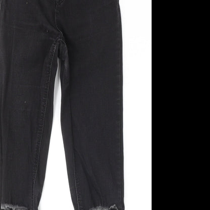 Insight Womens Black Cotton Skinny Jeans Size 8 Regular Zip