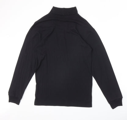 Oakridge Mens Black Polyester Pullover Sweatshirt Size S
