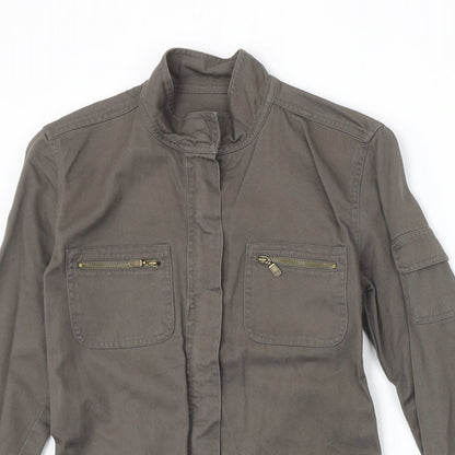 Womens UK Size 8 Warehouse Brown Jacket
